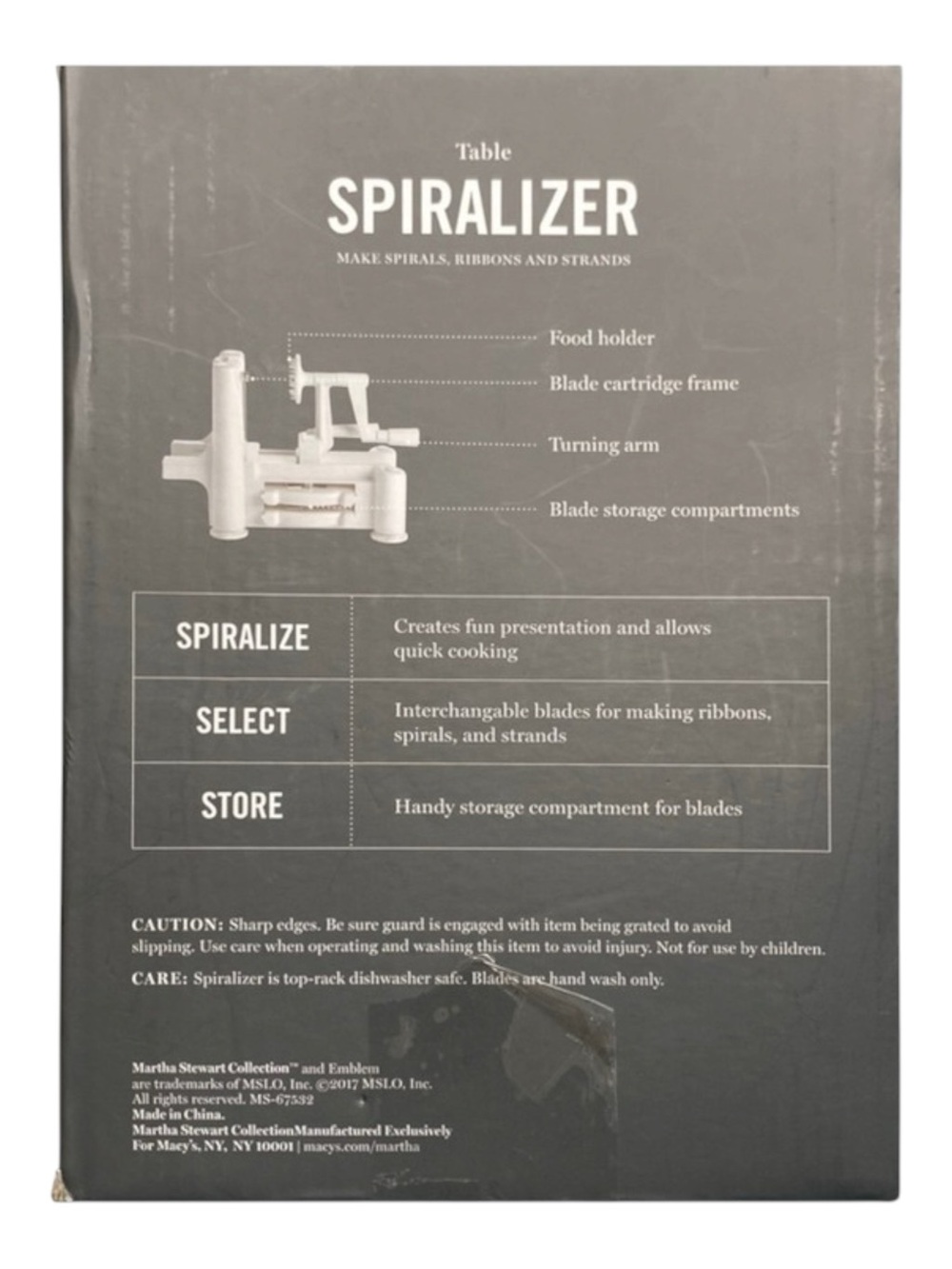 new Martha Stewart ☀︎︎ Veggie Table Spiralizer ☀︎︎ Raw Vegan Pasta Chef Tool ☀︎︎ - Picture 6 of 14